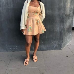 Custom Printed Fit-and-Flare Dress